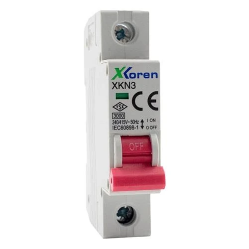 XKoren 1*6A B 3kA Otomatik Sigorta ürün görseli 1