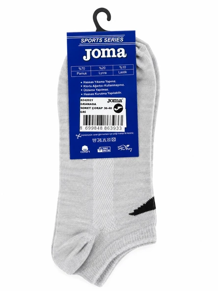 Joma  Spor Çorap Gri Basıc  8242021 36-40 - Resim 3