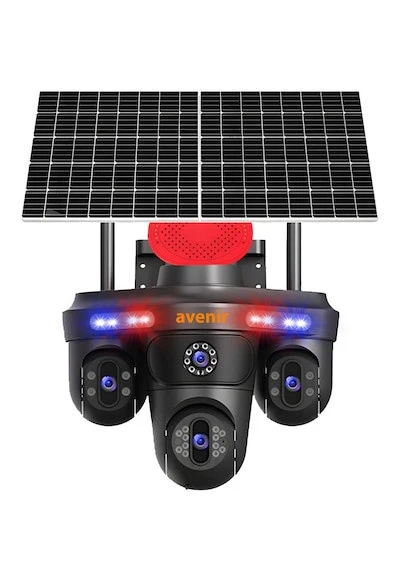 AVENİR Av-s439 3 Lens 3ptz Güneş Enerjili Solar 4g Sim Kartlı Kamera ürün görseli 1
