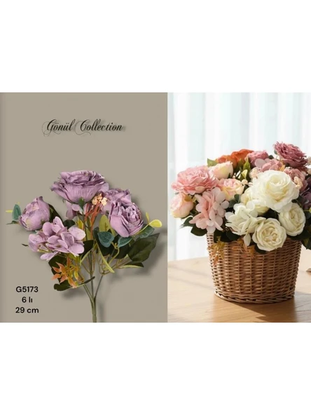 Gönül Mutfak Mor Yapay Çiçek 29 cm ürün görseli 1