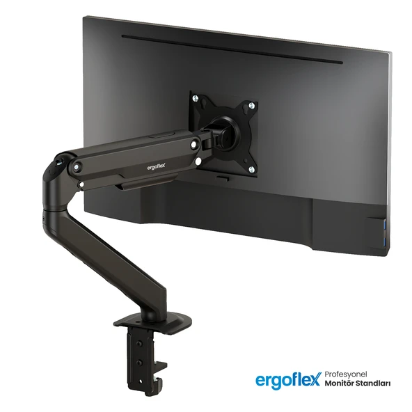 Ergoflex X8 Siyah 17-32inch Amortisörlü 9 kg Monitör Standı 2026 Versiyon ürün görseli 1