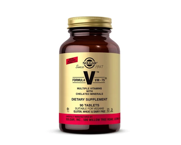 Solgar Vm-75 Multivitamin 90 Tablet -SKT:02/2029 ürün görseli 1