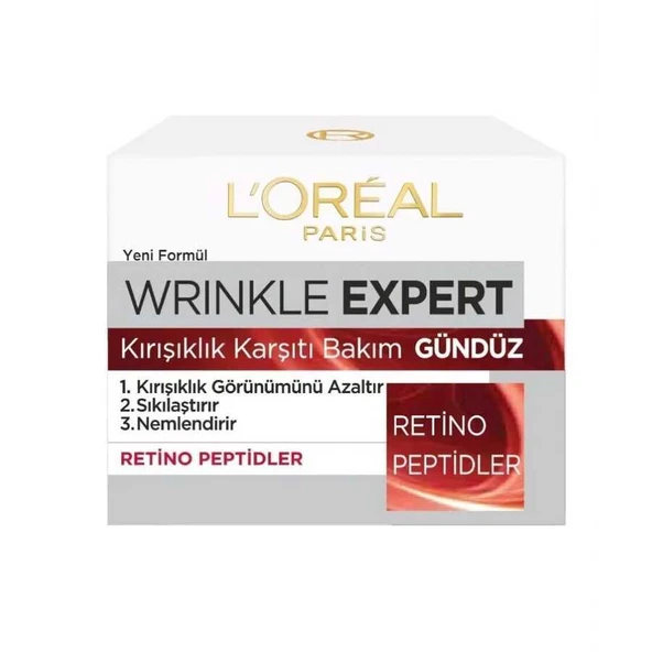 Loreal Paris Wrinkle Expert Kırışıklık Karşıtı Bakım Kremi 50ml ürün görseli 1