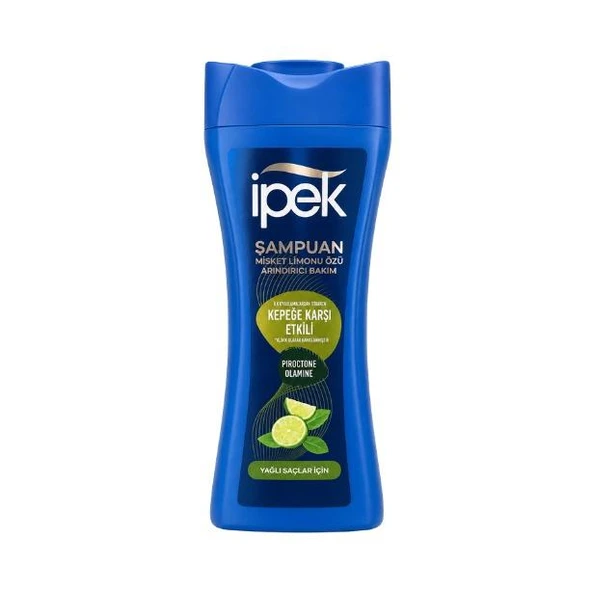 İpek Şampuan Yağlı Saçlar İçin Kepeğe Karşı Etkili 480 ml - Misket Limonu ürün görseli 1