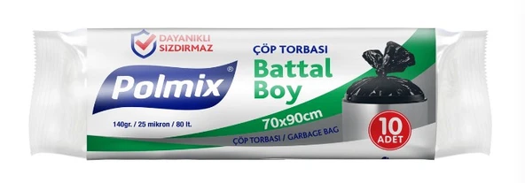 POLMIX ÇÖP TORBASI P102 BATTAL ( 70 x 90 cm ) ürün görseli 1