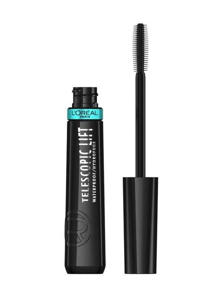 Loreal Paris Telescopic Waterproof Lift Suya Dayanıklı Black Maskara ürün görseli 1