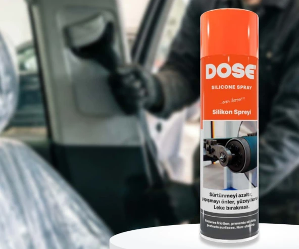 Dose Ds-Lmp-S-500 Silikon Sprey 500Ml Kauçuk Fitiller, Kalıp Ayırma, Ahşap Yağ - 24 Adet ürün görseli 1