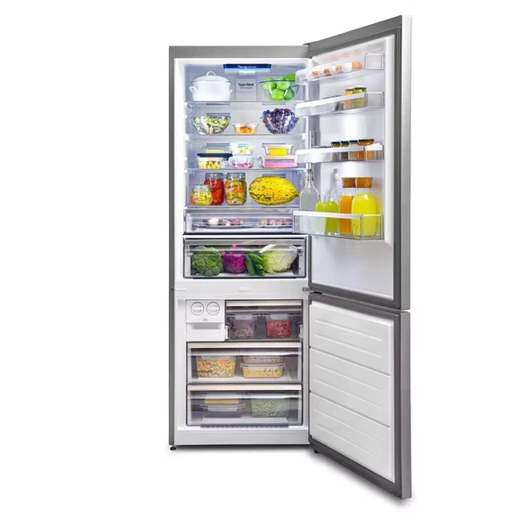 Vestel NFK54002 EX GI Kombi No-Frost Buzdolabı (Inox) ürün görseli 1