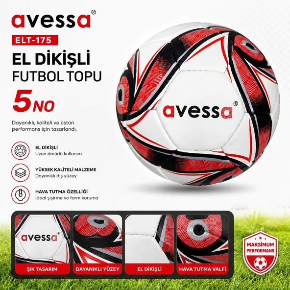 Avessa Elt-175 El Dikişli Futbol Topu No5 ürün görseli 1