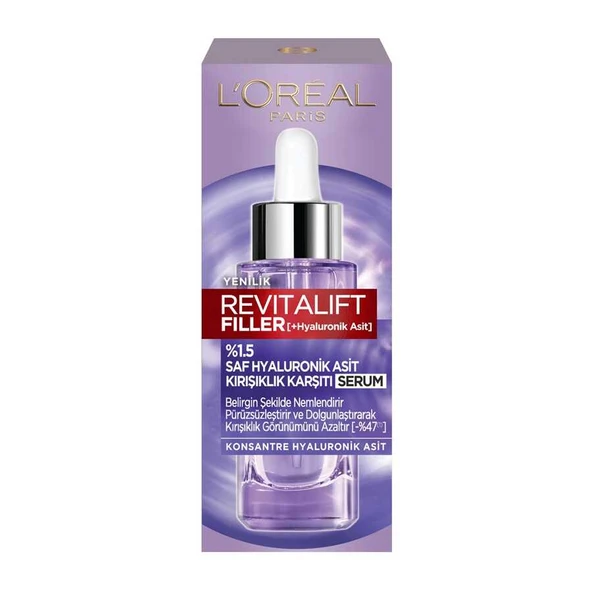 Loreal Paris Revitalift Filler Kırışıklık Karşıtı Serum 30 ml ürün görseli 1