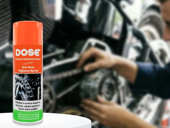Dose Ds-Lmp-Lg-400 Sıvı Gres Sprey 400Ml Zincirler, Dişliler, Rulmanlar, Sanayi Araçları - 1 Adet ürün görseli 1