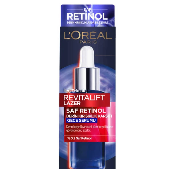 L'oreal Paris Revitalift Laser Gece Serumu Retinol 30 ml ürün görseli 1