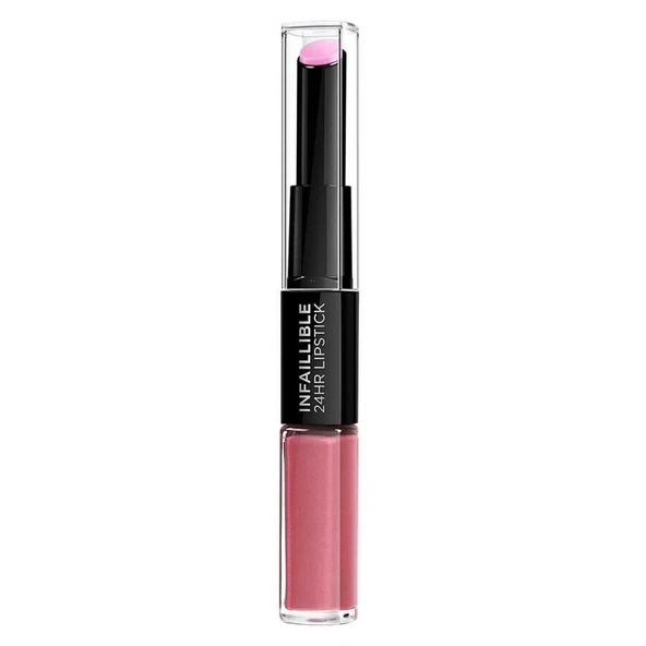 L'Oréal Paris Infaillible 2-Step 24 Saat Kalıcı Likit Ruj & Balm - 213 Toujours Teaberry ürün görseli 1