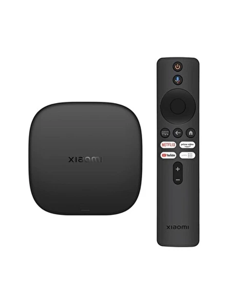 Xiaomi Mi Box S 4K Android TV Box 3. Nesil 2 GB RAM HDMI ve Wi-Fi Desteği Siyah ürün görseli 1