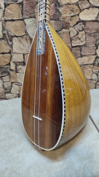 Kısa sap sedef klavye dut bağlama - Resim 2
