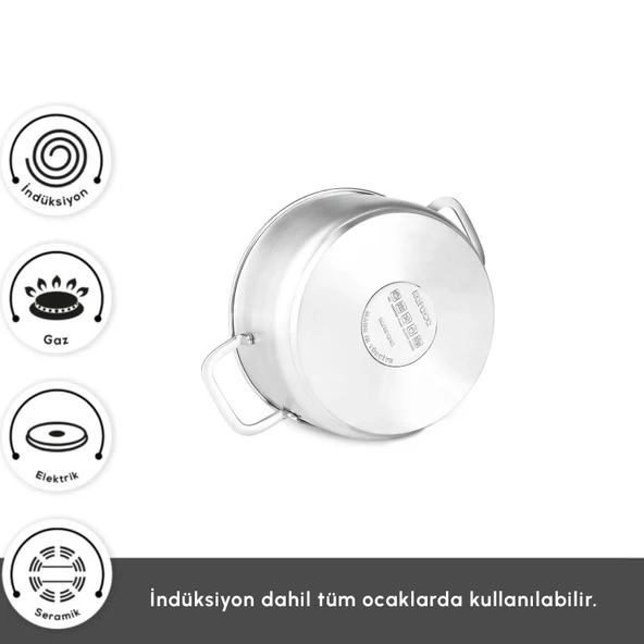 Karaca Fiorino Compact Tencere Seti 6 Parça - Resim 7
