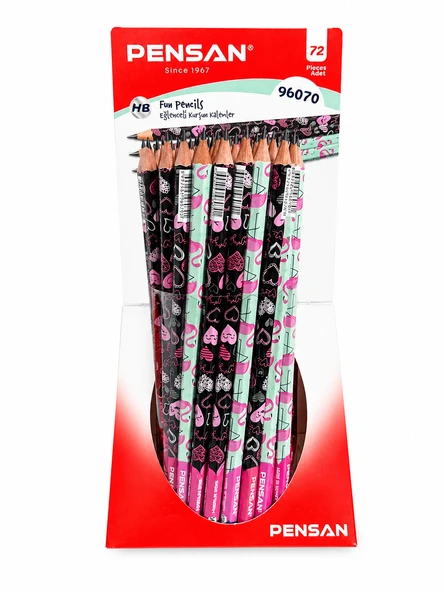 PENSAN LOVE DESENLİ KURŞUN KALEM (96070) ürün görseli 1