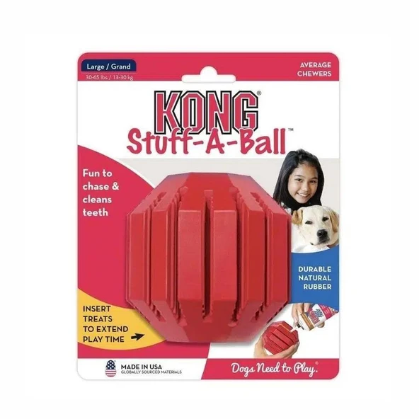 Kong Stuff-A-Ball Çok Amaçlı Köpek Oyuncağı L ürün görseli 1