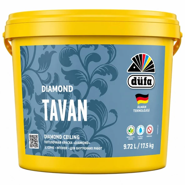 Düfa Diamond Tavan Boyası 17.5 Kg Beyaz ürün görseli 1