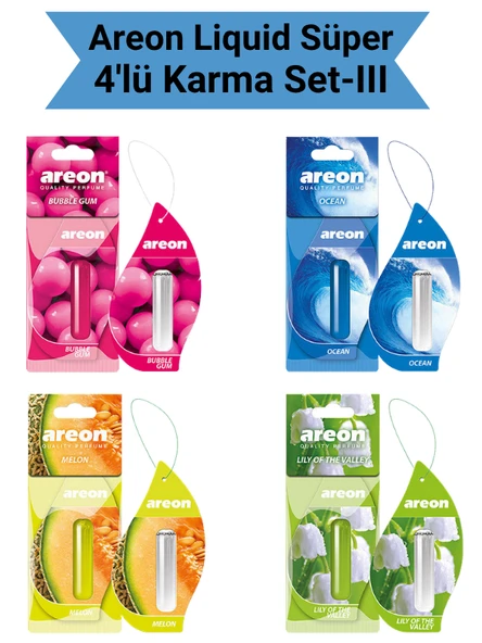 Areon Liquid 5 ml 4'lü Karma Set-3 ürün görseli 1