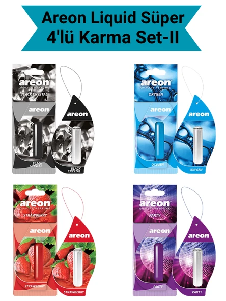 Areon Liquid 5 ml 4'lü Karma Set-2 ürün görseli 1