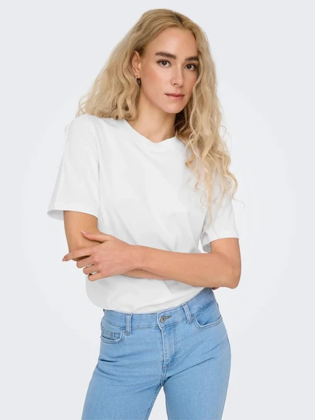 Only Monja Regular Fit Kadın Tişört 15320892 - Resim 3