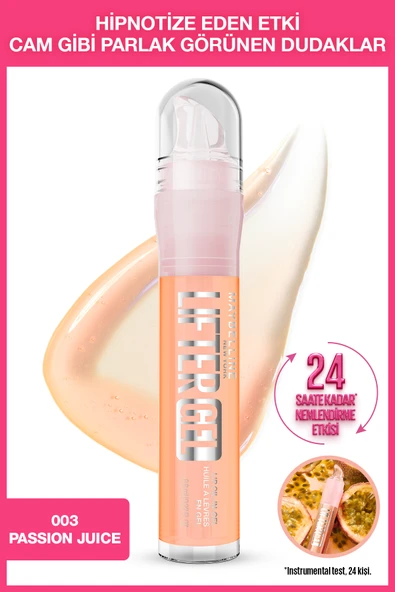 Maybelline New York Lifter Gel Ekstra Parlak ve Nemlendirici Dudak Parlatıcısı - 03 Passion Juice ürün görseli 1