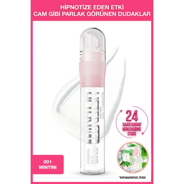 Maybelline New York Lifter Gel Ekstra Parlak ve Nemlendirici Dudak Parlatıcısı - 01 Mintini ürün görseli 1