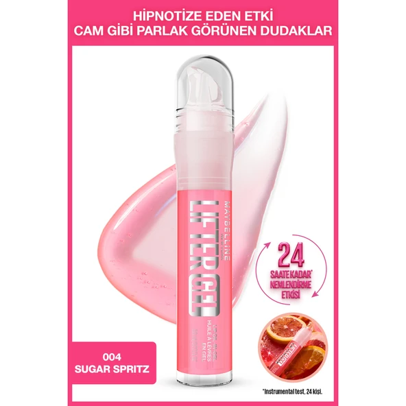 Maybelline New York Lifter Gel Ekstra Parlak ve Nemlendirici Dudak Parlatıcısı - 04 Sugar Spritz ürün görseli 1