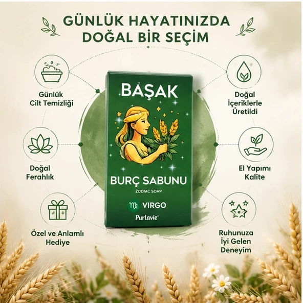 Başak sabunu-100g Doğal El Yapımı-6 adet ürün görseli 1