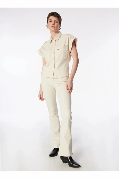 Only Blush Mıd Flare Fit  Kadın Jean Pantolon 15230778 ürün görseli 1