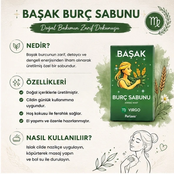 Başak sabunu-100g Doğal El Yapımı-6 adet - Resim 5
