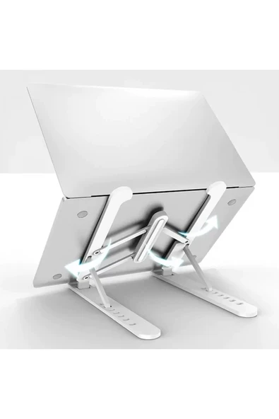 Newface P1 ABS Laptop Standı - Siyah - Resim 3