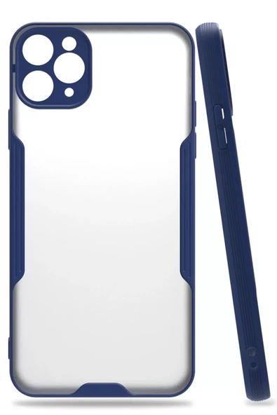 Newface Apple iPhone 11 Pro Kılıf Platin Silikon - Lacivert ürün görseli 1