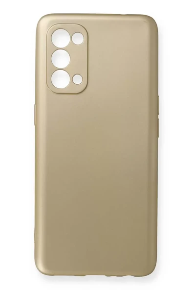 Newface Oppo Reno 5 Kılıf First Silikon - Gold ürün görseli 1