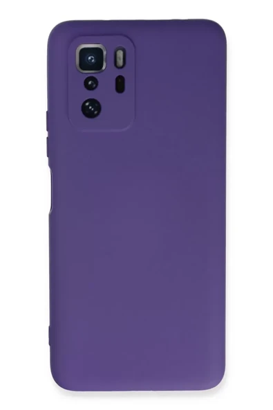Newface Xiaomi Poco X3 GT Kılıf Nano içi Kadife Silikon - Mor ürün görseli 1