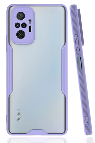 Newface Xiaomi Redmi Note 10 Pro Kılıf Platin Silikon - Lila ürün görseli 1