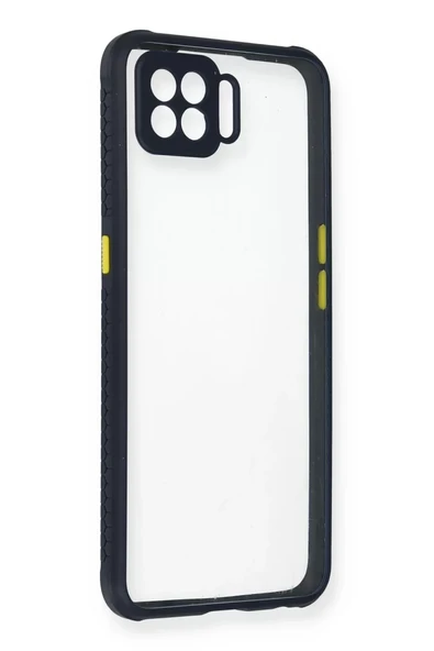 Newface Oppo A73 Kılıf Miami Şeffaf Silikon - Lacivert ürün görseli 1