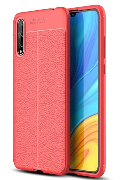 Newface Huawei P Smart S Kılıf Auto Focus Kapak - Kırmızı ürün görseli 1