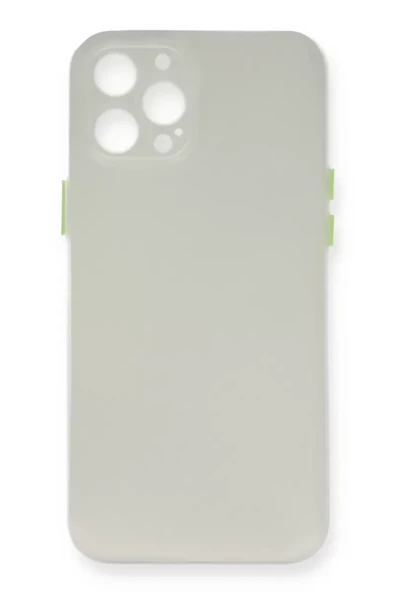 Newface Apple iPhone 12 Pro Max Kılıf PP Ultra İnce Kapak - Beyaz ürün görseli 1