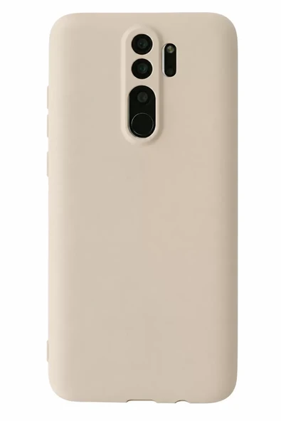 Newface Xiaomi Redmi Note 8 Pro Kılıf First Silikon - Krem ürün görseli 1