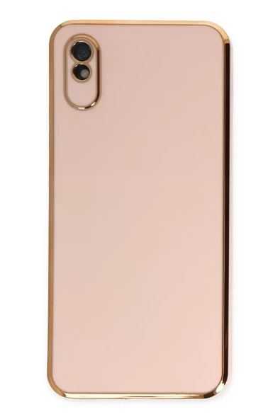 Newface Xiaomi Redmi 9A Kılıf Volet Silikon - Pembe ürün görseli 1