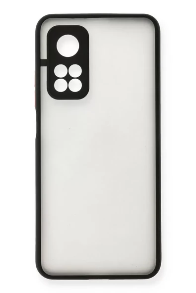 Newface Xiaomi Mi 10T Kılıf Montreal Silikon Kapak - Siyah ürün görseli 1