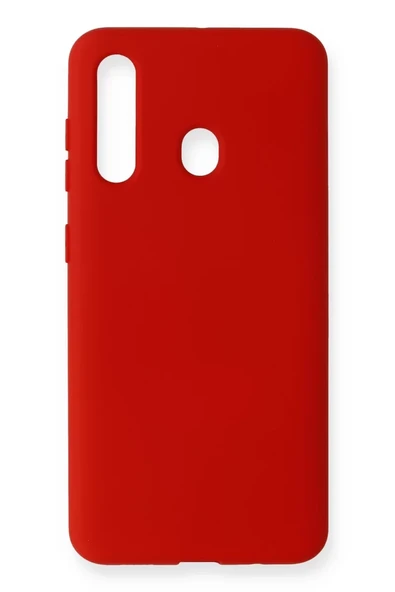 Newface Samsung Galaxy M40 Kılıf Nano içi Kadife Silikon - Kırmızı ürün görseli 1