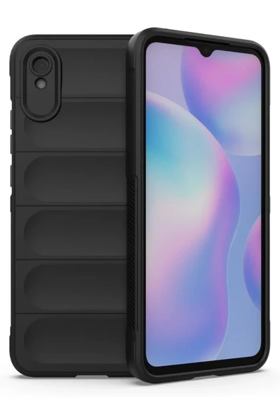 Newface Xiaomi Redmi 9A Kılıf Optimum Silikon - Siyah ürün görseli 1