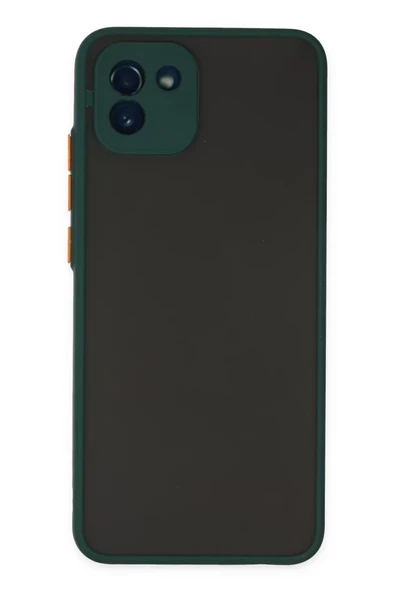 Newface Samsung Galaxy A03 Kılıf Montreal Silikon Kapak - Yeşil ürün görseli 1