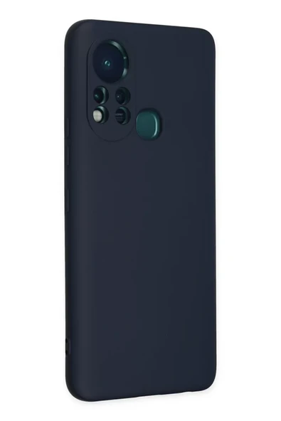 Newface İnfinix Hot 11s Kılıf Nano içi Kadife Silikon - Lacivert ürün görseli 1