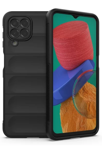 Newface Samsung Galaxy M33 Kılıf Optimum Silikon - Siyah ürün görseli 1