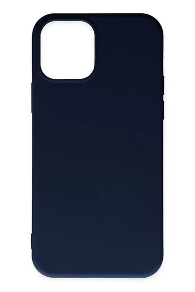 Newface Apple iPhone 11 Pro Max Kılıf Nano içi Kadife Silikon - Lacivert ürün görseli 1