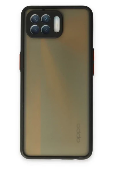 Newface Oppo Reno 4 Lite Kılıf Montreal Silikon Kapak - Siyah ürün görseli 1